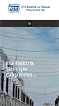Mobile Screenshot of etaelektrik.com