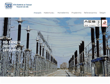 Tablet Screenshot of etaelektrik.com